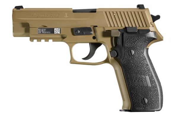 Sig Sauer P226 MK25 Navy Desert 9mm Centerfire Pistol with Night Sights