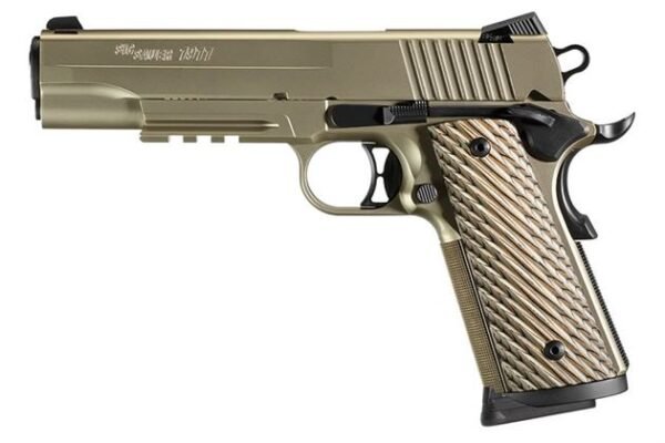 Sig Sauer 1911 Nickel 45 ACP Centerfire Pistol with Night Sights