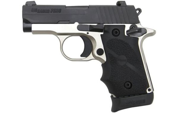 Sig Sauer P238 NBS15 Two-Tone Platinum 380 ACP Special Edition with Night Sights