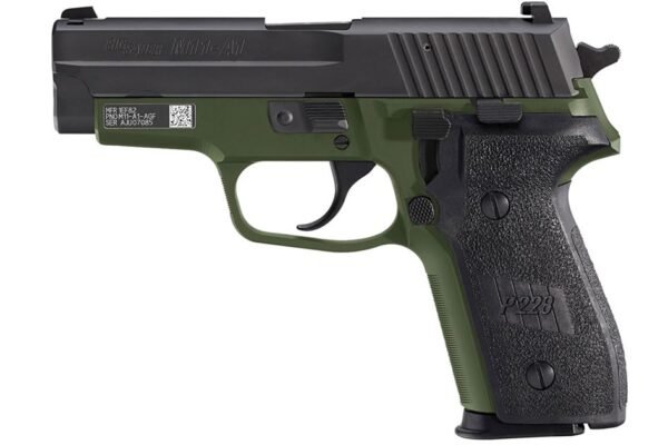 Sig Sauer M11-A1 9mm with Army Green Anodized Frame