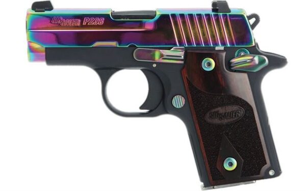Sig Sauer P238 Rainbow 380 ACP Centerfire Pistol with Night Sights