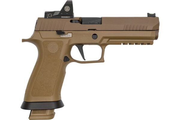 Sig Sauer P320 X-Five Coyote 9mm with ROMEO1 Reflex Sight