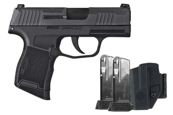 Sig Sauer P365 9mm TacPac with Three 12-Round Magazines and Holster (No Manual Safety)