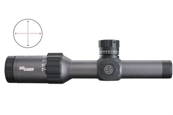 Sig Sauer TANGO6 1-6x24mm Riflescope with MOA Milling Reticle