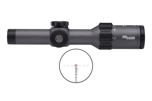 Sig Sauer TANGO6 1-6x24mm Riflescope with Horseshoe Dot Reticle