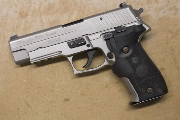 Sig Sauer P226R Stainless 40 S&W DA/SA Police Trade-ins with Crimson Trace Lasergrips (Fair Condition)