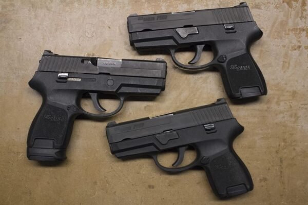 Sig Sauer P250 Subcompact 40 S&W Police Trade-ins with Night Sights and 2 Magazines (Fair Condition)